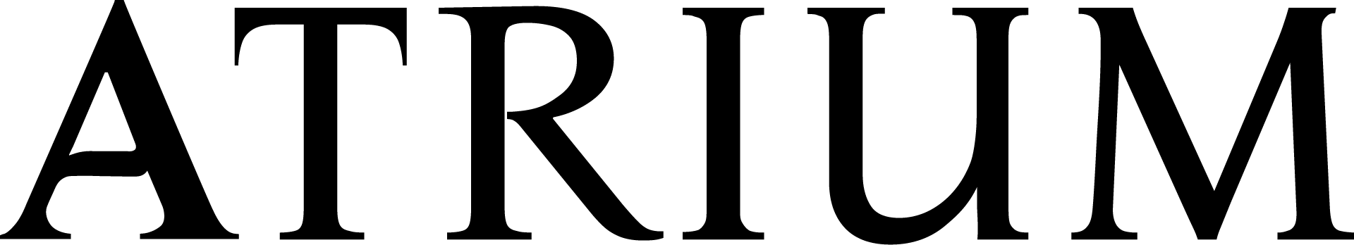 Logo Atrium Black