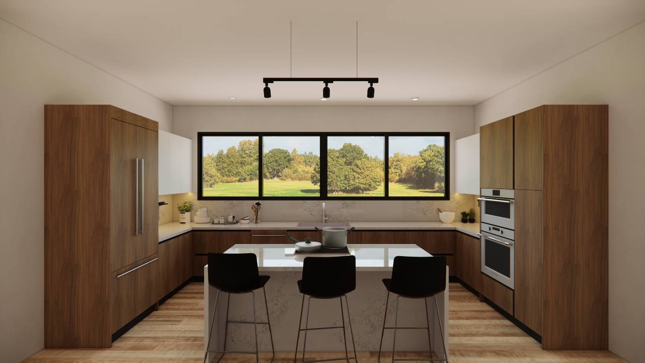 Atrium Modern Kitchen